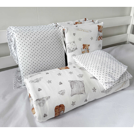 Бортики в кроватку Мозаика-102