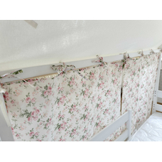 Крыша и шторы для кроватки домика ТД-32