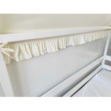 Крыша и шторы для кроватки домика ТД-32